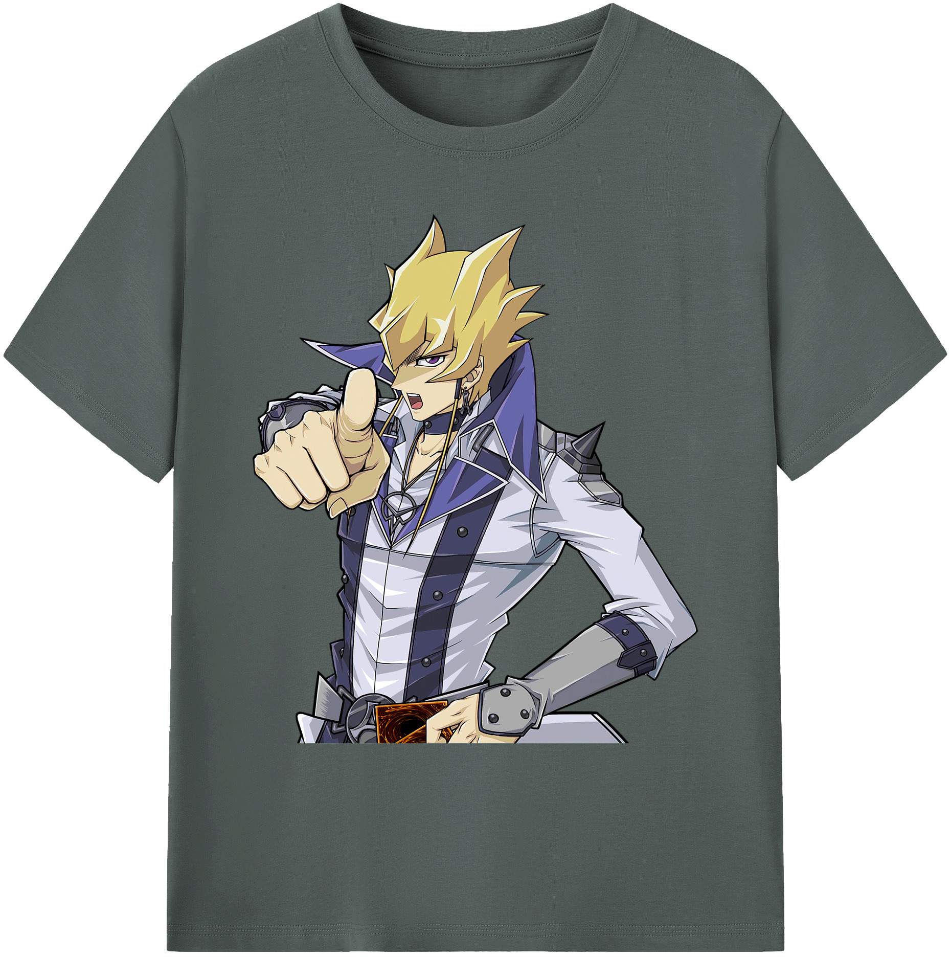 （画像用） 遊☆戯☆王 Yu-Gi-Oh! 綿100％ メンズ半袖Tシャツ｜肌触りやわらか＆通気性